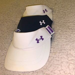 Bundle of 3 Under Armour Visors